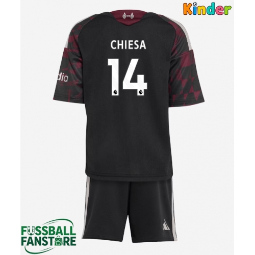 Liverpool Federico Chiesa #14 Replik 3rd trikot Kinder 2026-27 Kurzarm (+ Kurze Hosen)